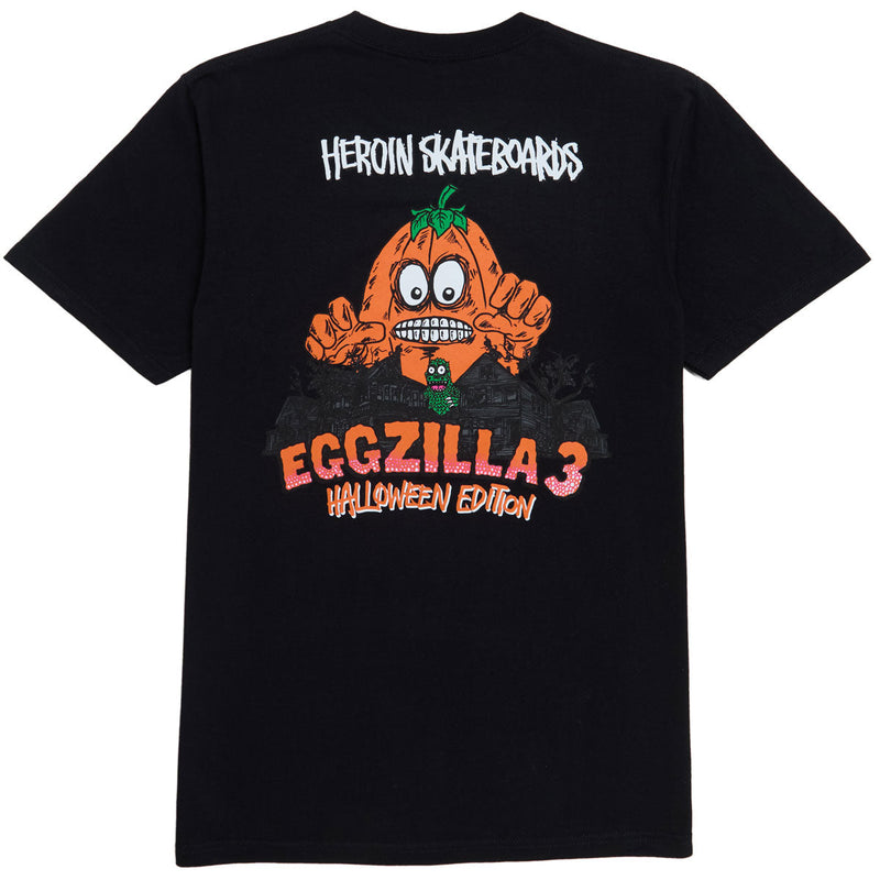 Heroin Eggzilla 3 T-Shirt - Black