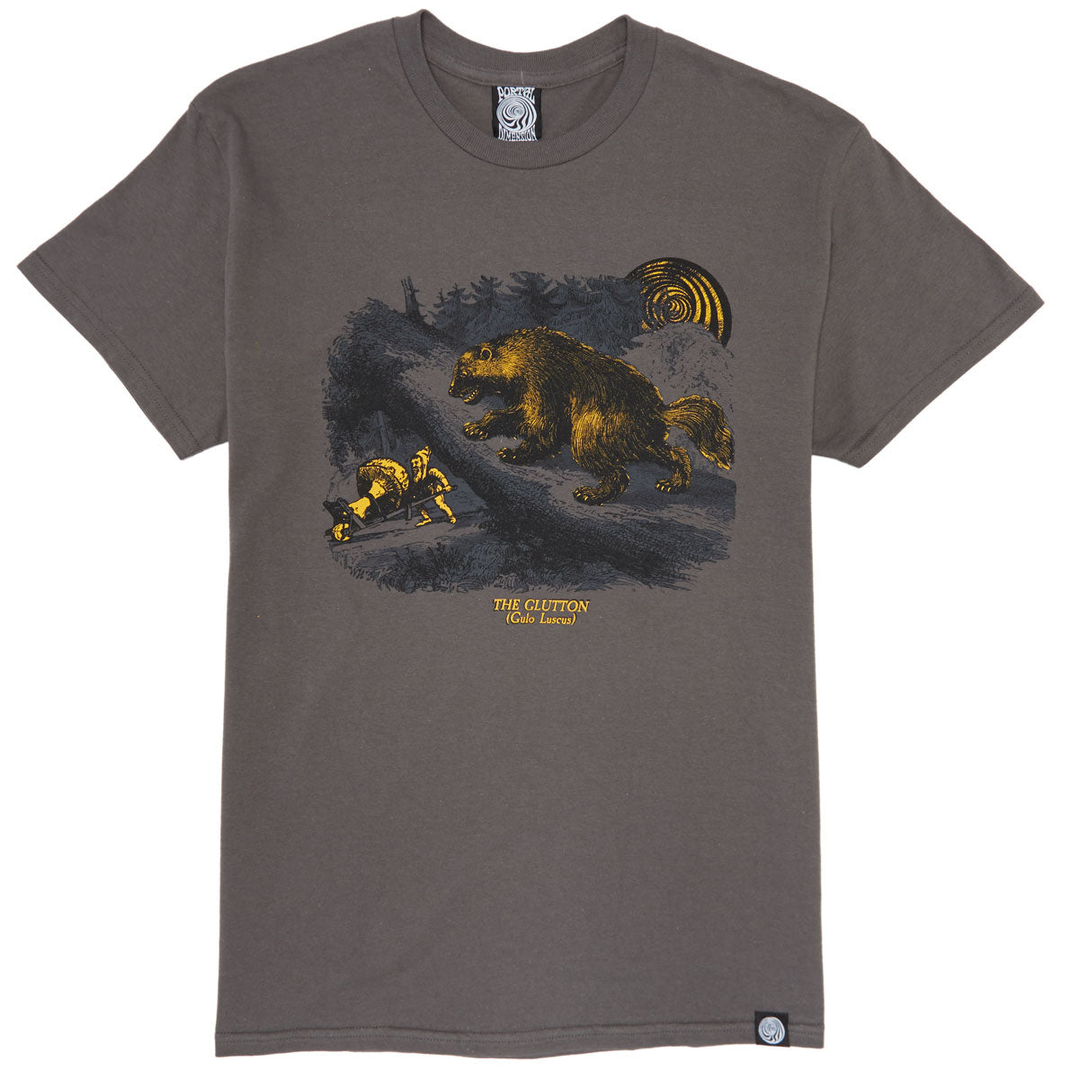 Portal Dimension The Glutton T-Shirt - Charcoal Grey image 1