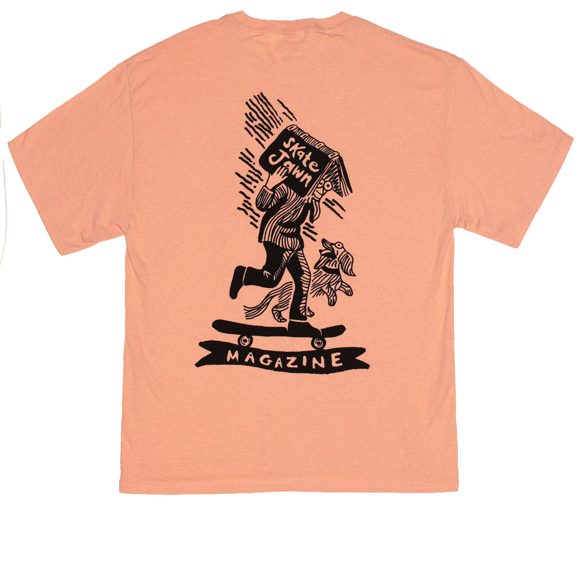 Skate Jawn Rain T-Shirt - Peach image 1