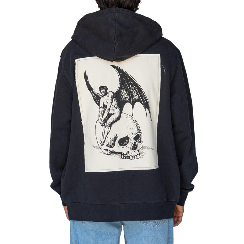 Welcome Nephilim Pigment Dyed Zip Hoodie - Black