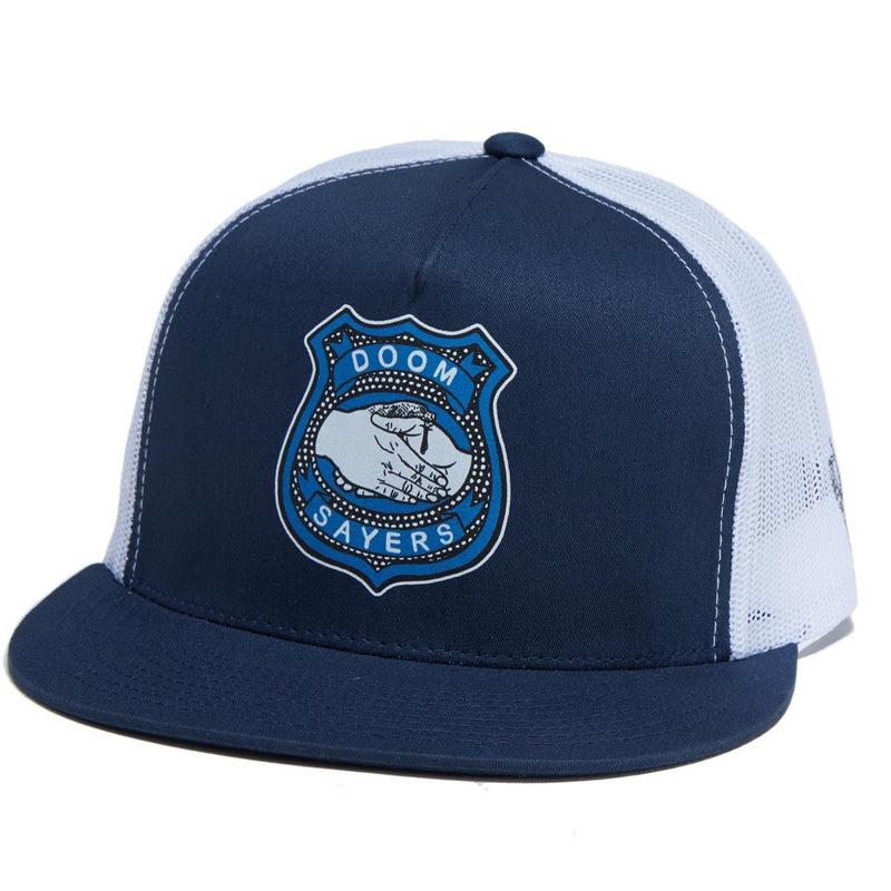Doom Sayers Corp Cop Trucker Hat - Black/White