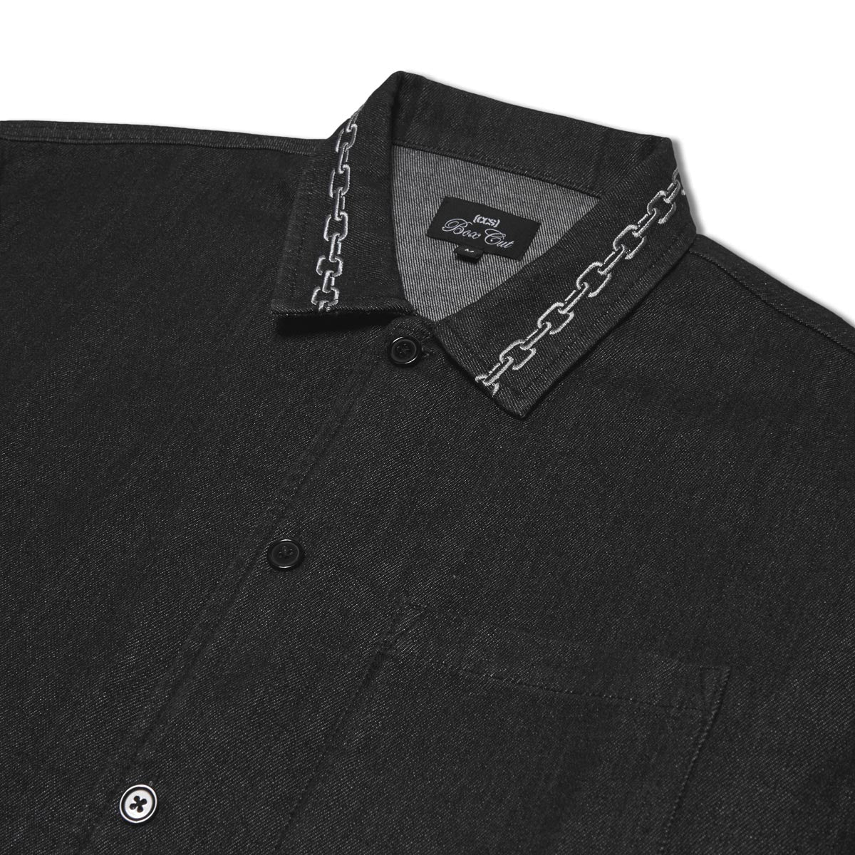CCS Box Denim Shirt - Chain Black – Daddies Board Shop