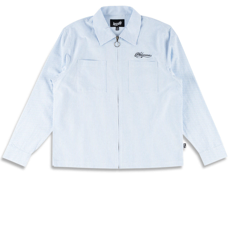 Welcome Dimension Long Sleeve Oxford Shirt - Mist