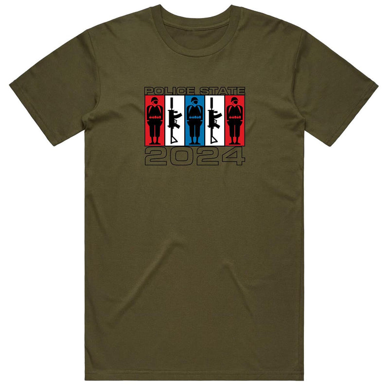 Alien Workshop Police State T-Shirt - Army