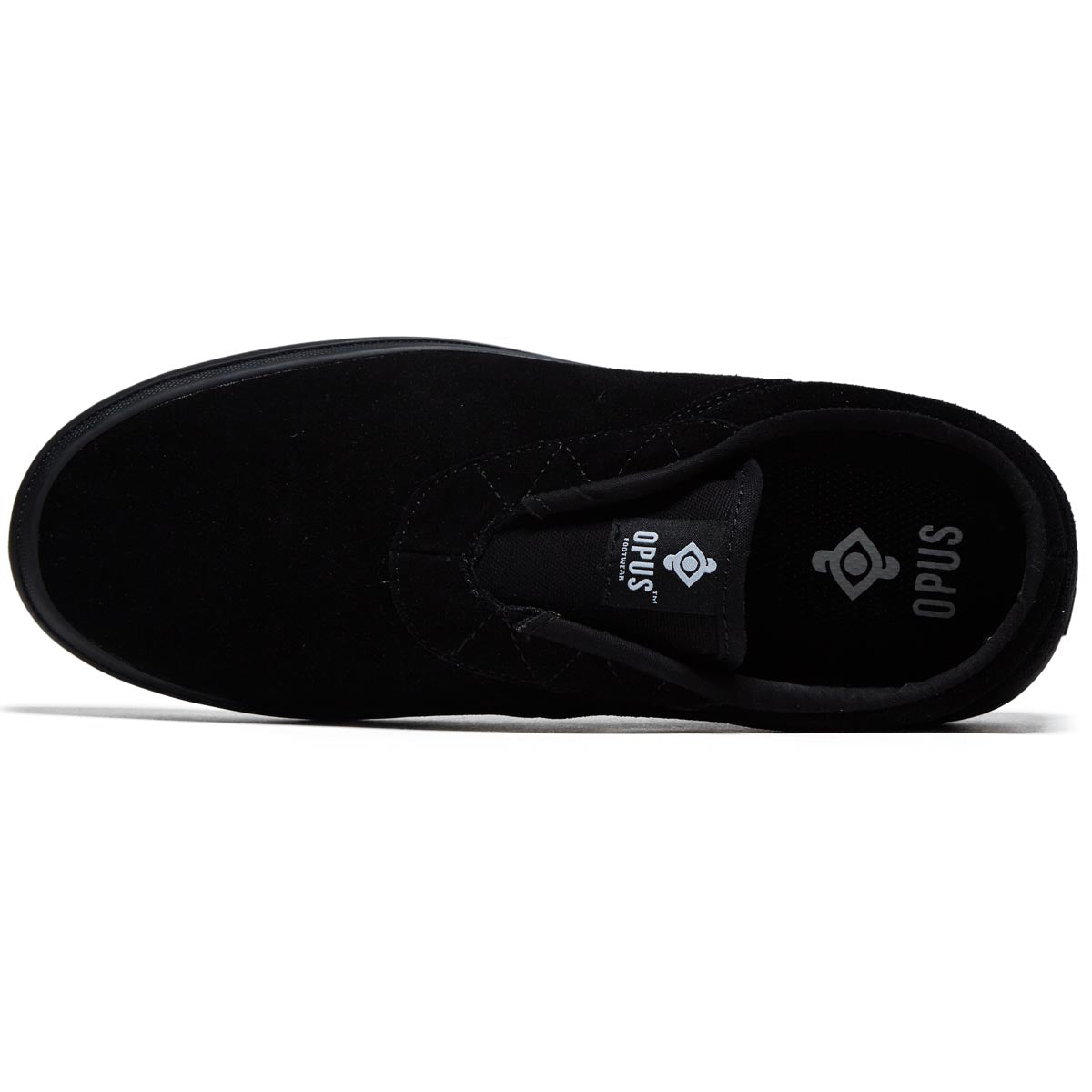Opus Honey Slip Shoes - Black/Black Suede – Daddies Board Shop