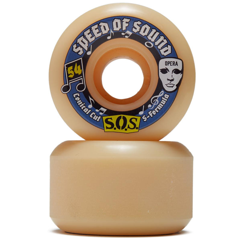 Opera SOS Mezzo Hardline Conical 99a Skateboard Wheels - 54mm