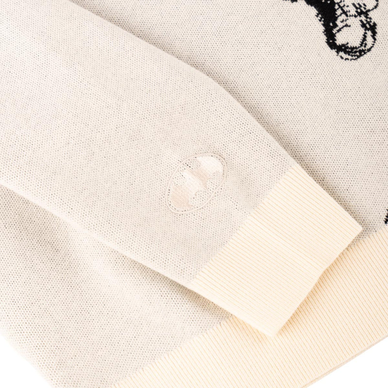 Welcome x Batman Joker Knit Sweater - Bone