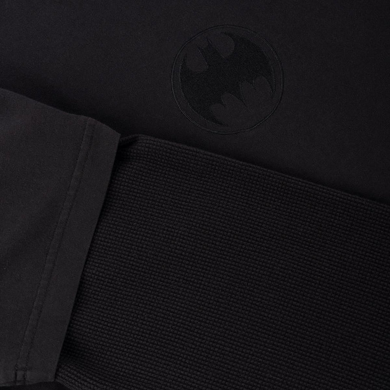 Welcome x Batman Bat Signal Layered Knit T-Shirt - Washed Black