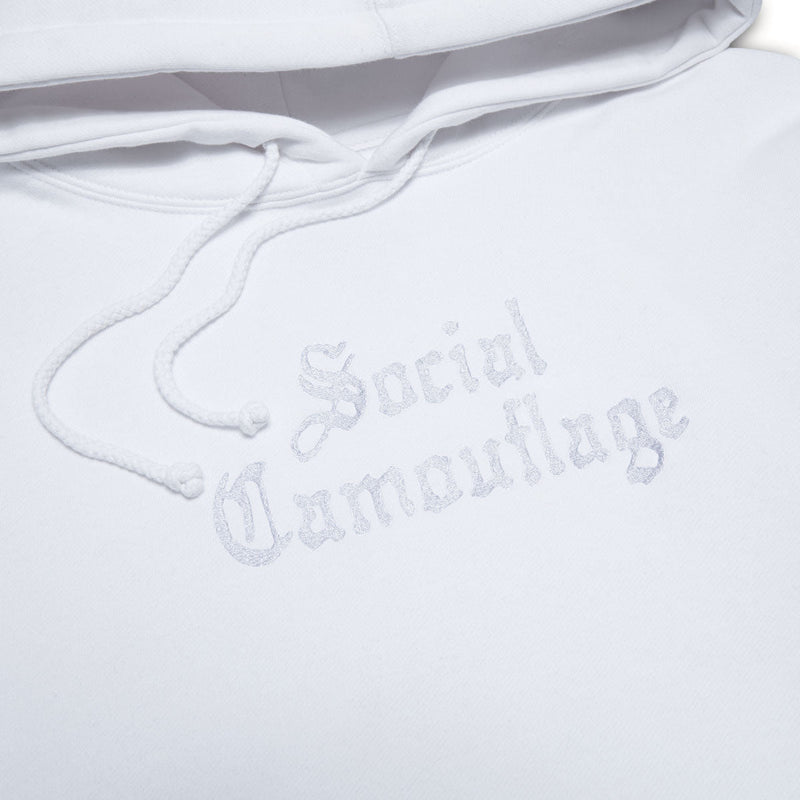 CCS Social Camouflage Embroidered Hoodie - White