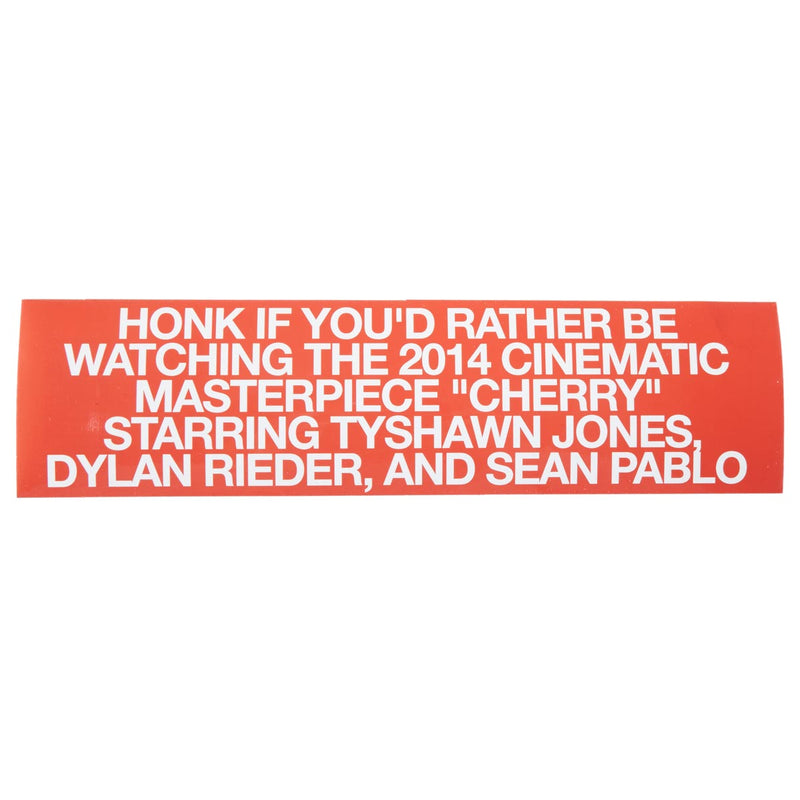 Jenkem Cherry Bumper Sticker