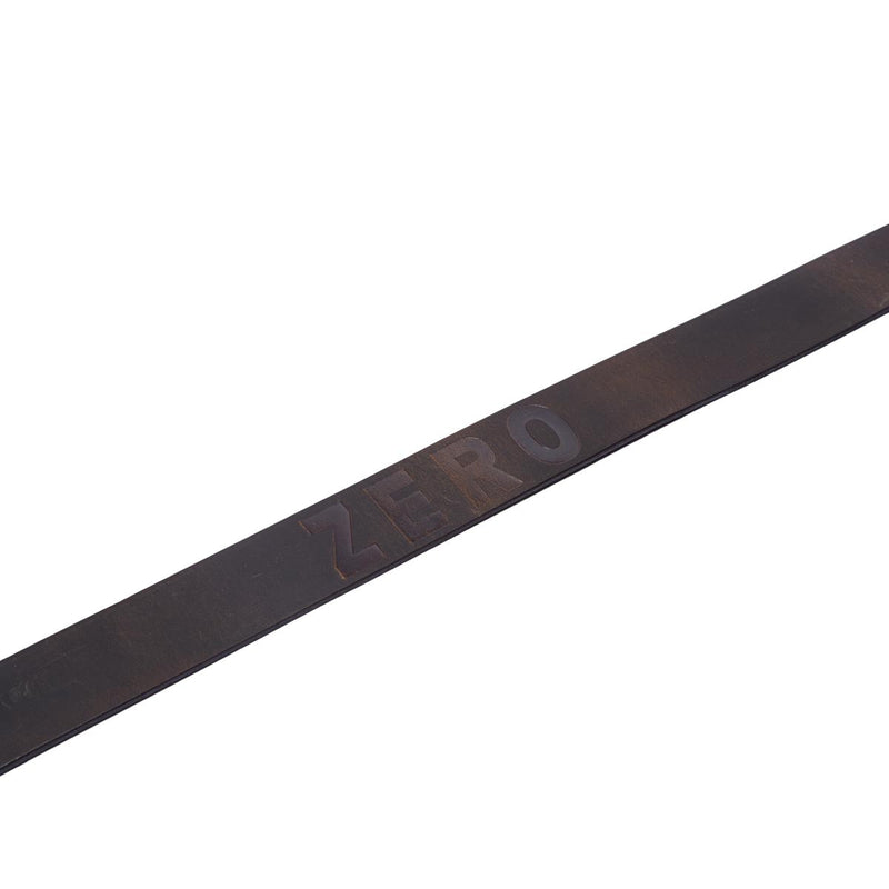 Zero Army Leather Belt - Brown