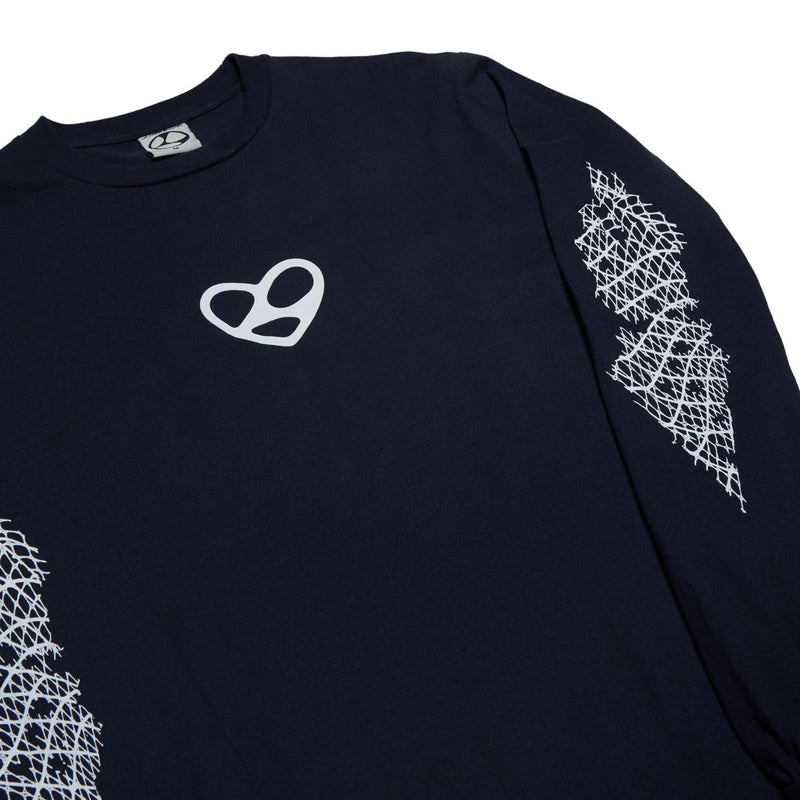 Limosine Temptress Long Sleeve T-Shirt - Navy