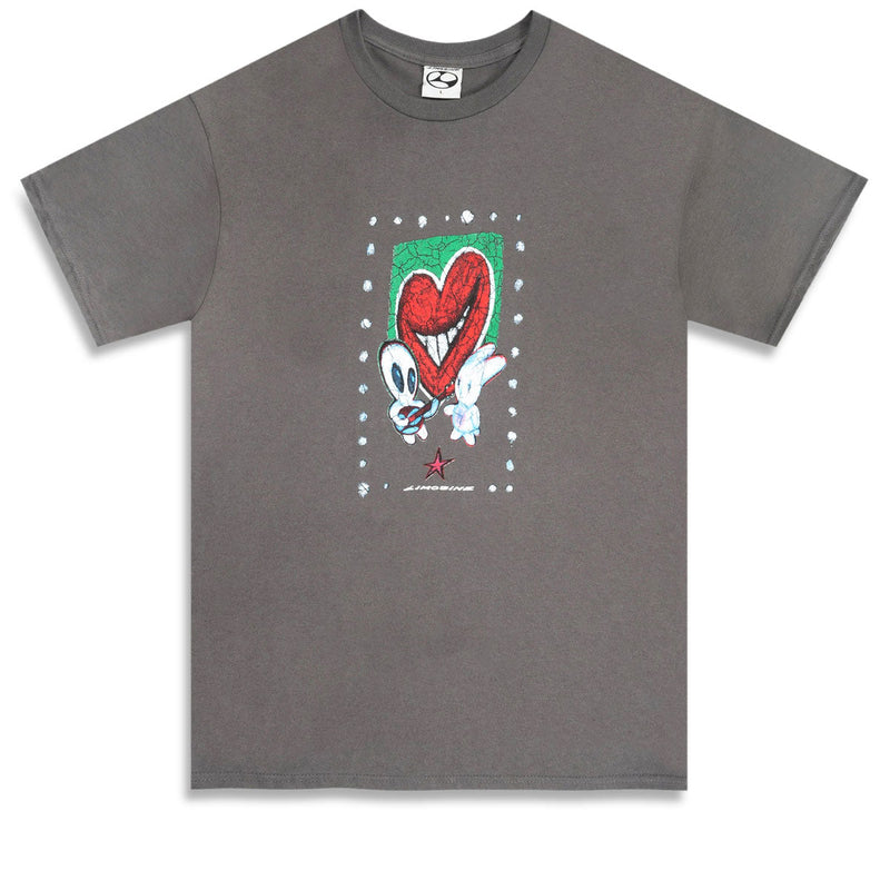 Limosine Heart Throb T-Shirt - Charcoal
