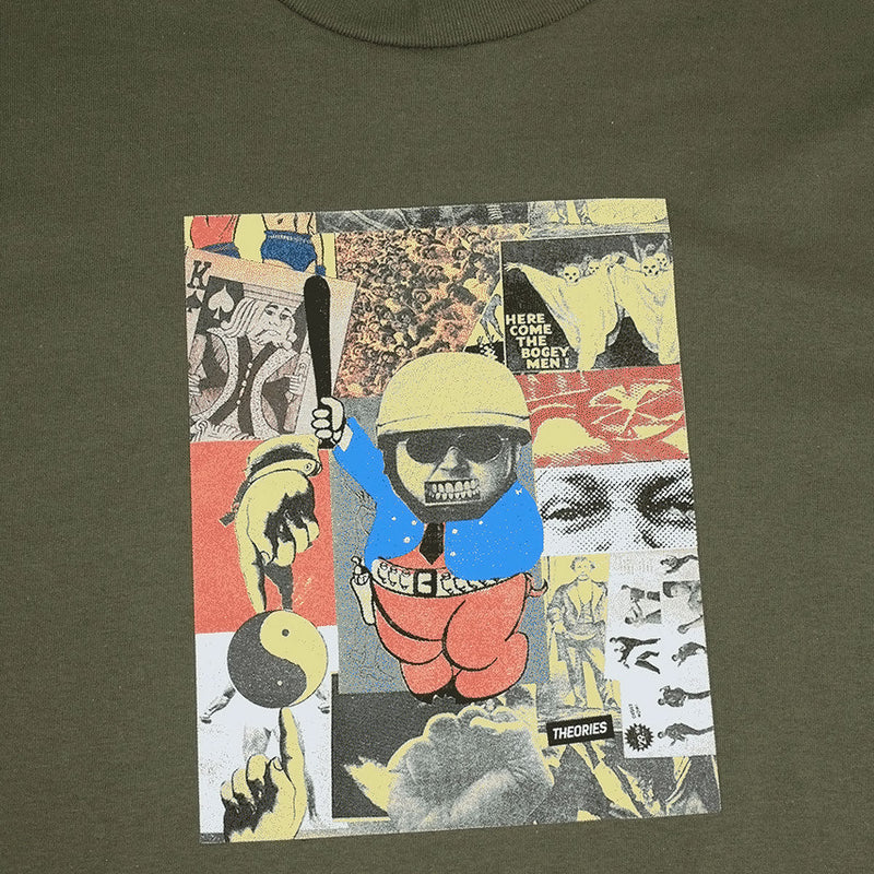 Theories Law And Order T-Shirt - Olive