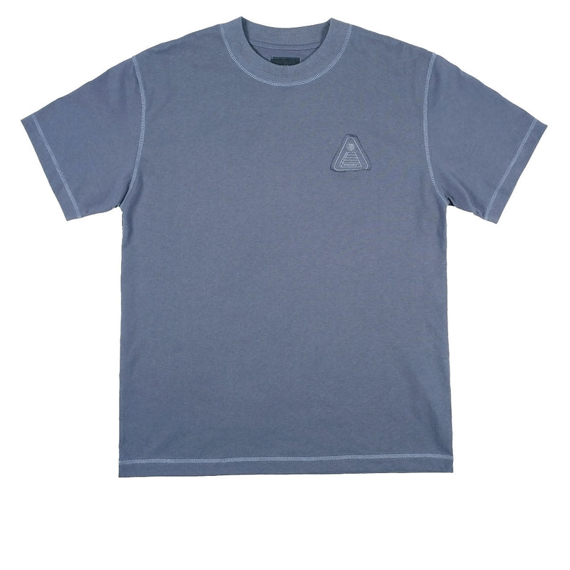 Theories Theoramid Heavyweight Stitch T-Shirt - Dark Slate