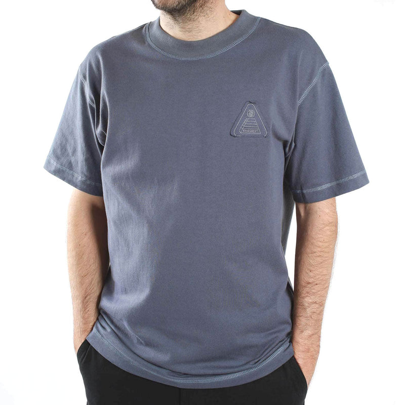 Theories Theoramid Heavyweight Stitch T-Shirt - Dark Slate