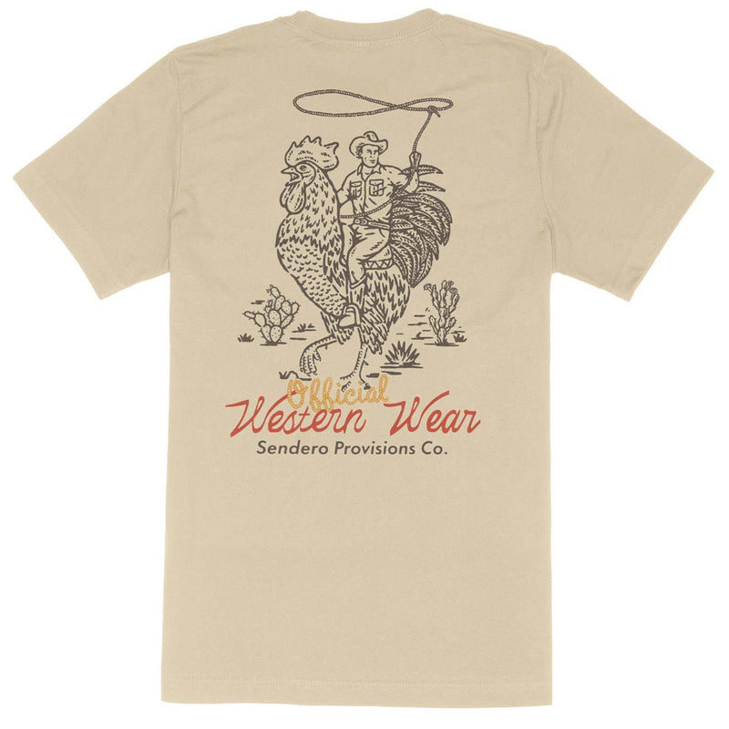 Sendero Official Western T-Shirt - Cream