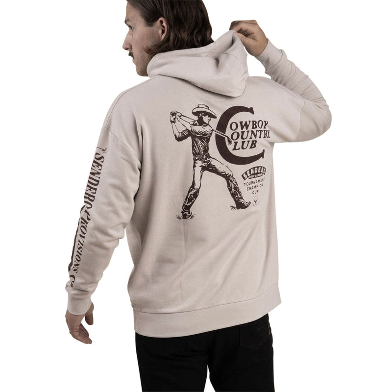 Sendero Cowboy Country Club Hoodie - Sand