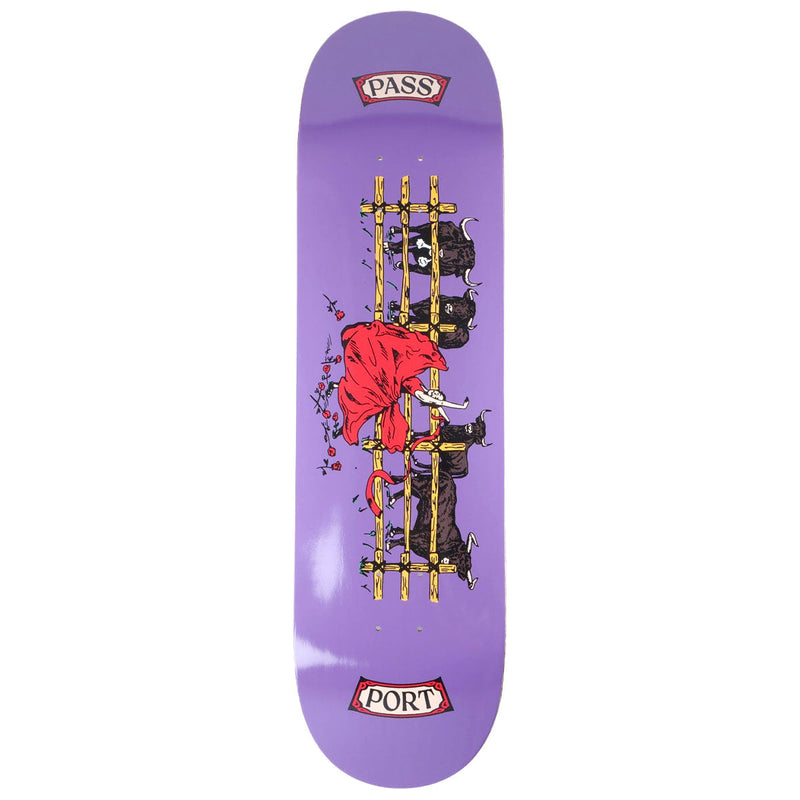 Passport You’re Making Me Nervous Red Flag Skateboard Deck - 8.25