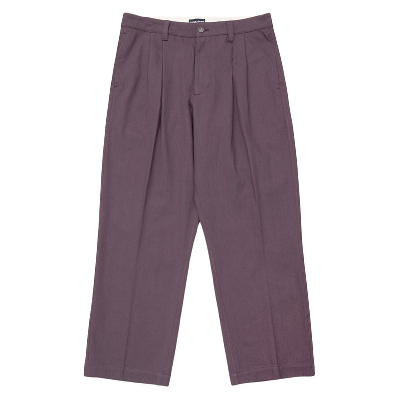 Passport Herringbone Leagues Club Pants - Dark Plum