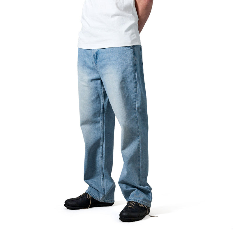 Passport Workers Club Jeans - Faded Wash Light Indigo