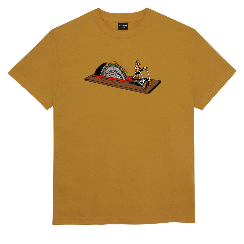Passport Keep Running T-Shirt - Mustard