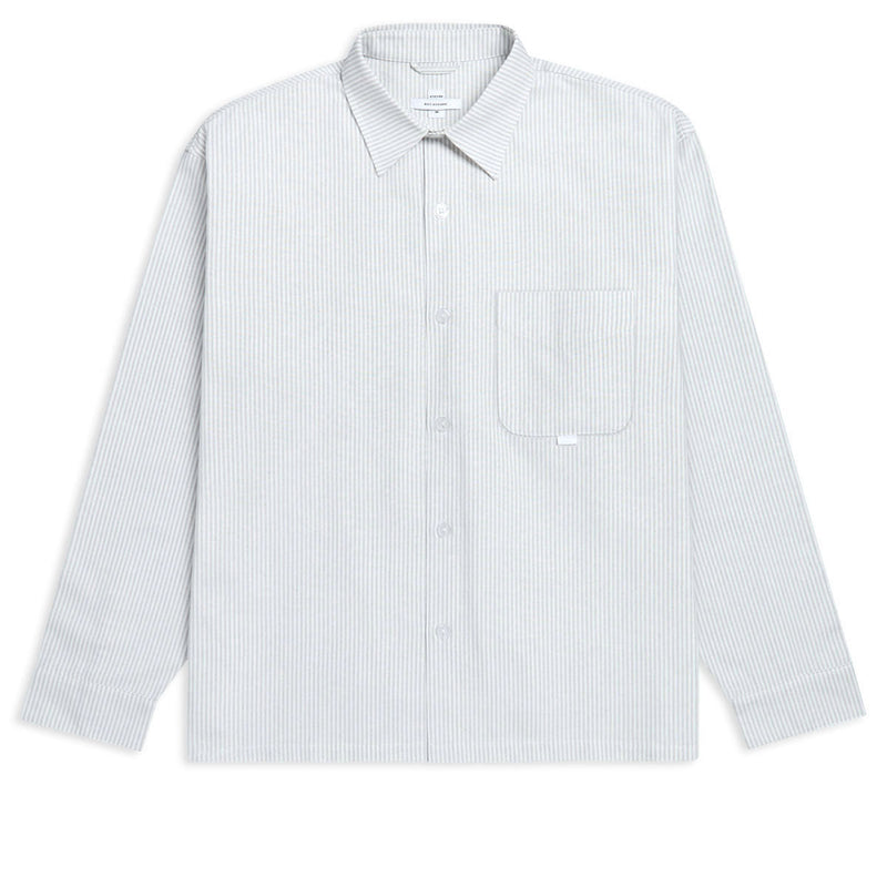CCS Box Oxford Shirt - Grey Stripe