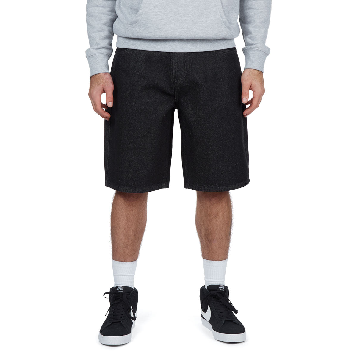 CCS 97 Star Denim Shorts - Old Black image 1