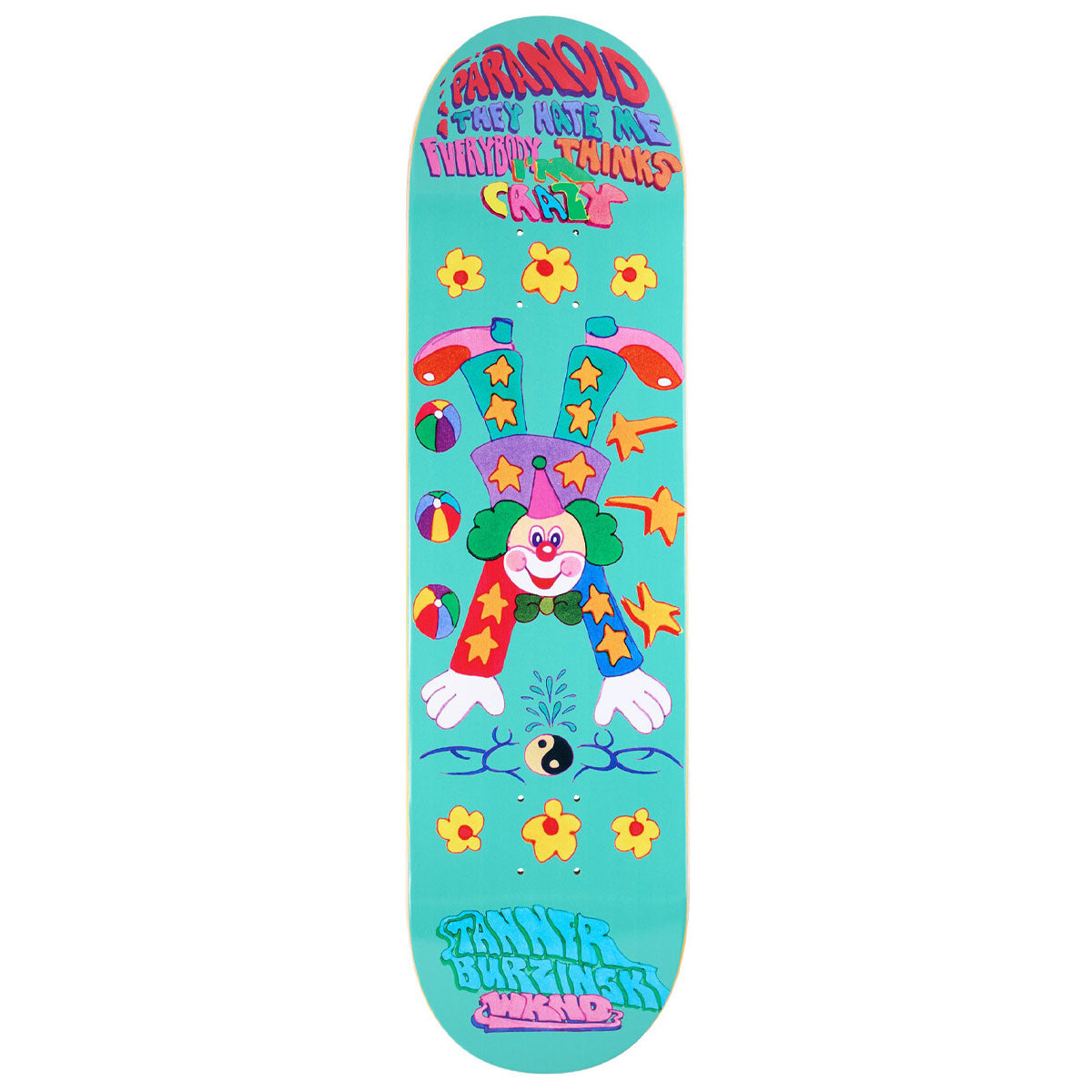 WKND Paranoid Tanner Burzinski Skateboard Deck - 8.50