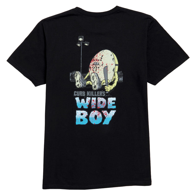 Heroin Curb Killer Wide Boy T-Shirt - Black