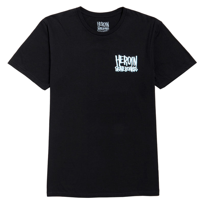 Heroin Curb Killer Wide Boy T-Shirt - Black
