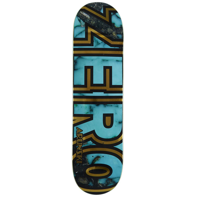 Zero Arunski Bold Skateboard Deck - Turquoise - 8.25