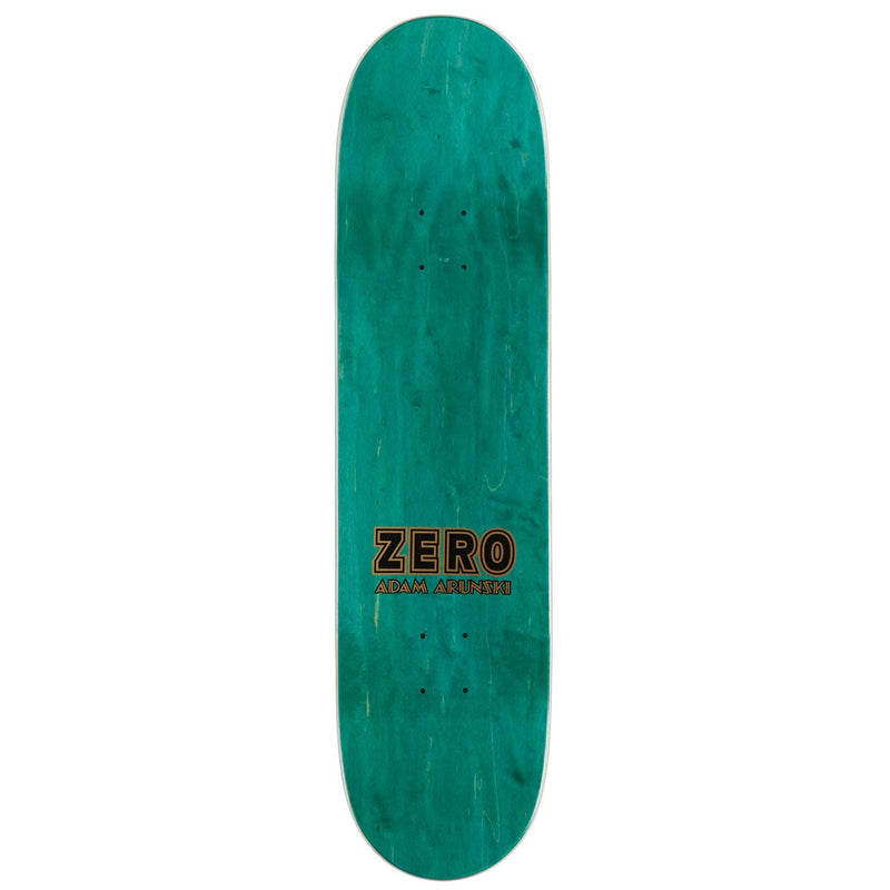 Zero Arunski Bold Skateboard Deck - Turquoise - 8.25