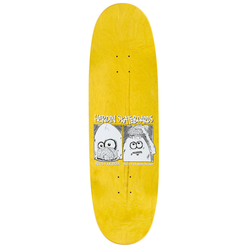 Heroin Brain On Eggs Skateboard Deck - 9.50