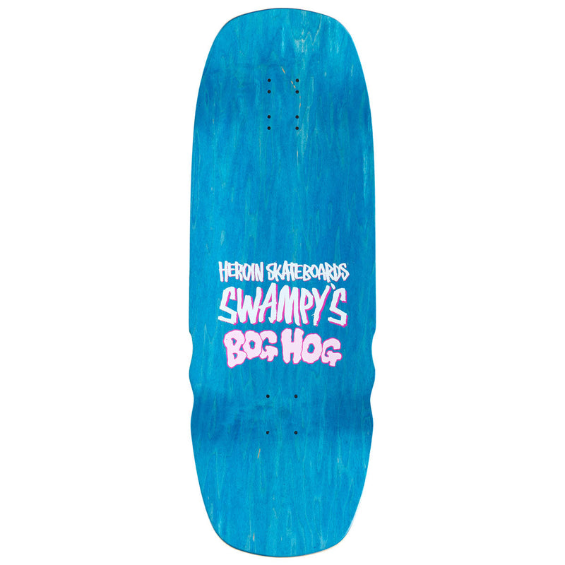Heroin Swampy's Bog Hog Skateboard Deck - 10.75
