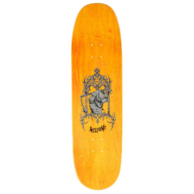 Welcome Paladin Ryan Reyes On a Baculus 2.0 Skateboard Deck - Purple/Gold Foil - 9.00