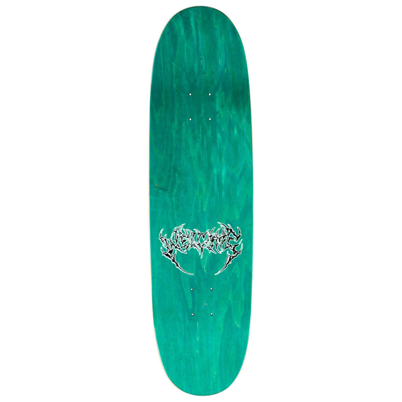 Welcome Paradox Nick Garcia On A Son Of Boline Skateboard Deck - Mint Glitter - 8.80