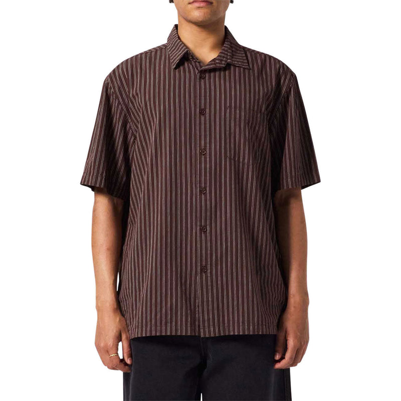 Former Reynolds Stripe Shirt - Brown