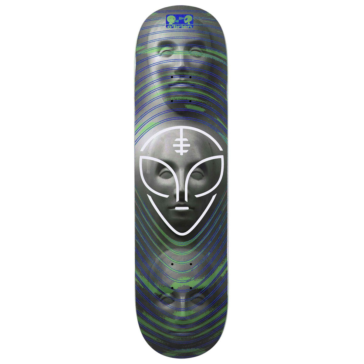 Alien Workshop OBrien Watcher Skateboard Deck - Green - 8.00