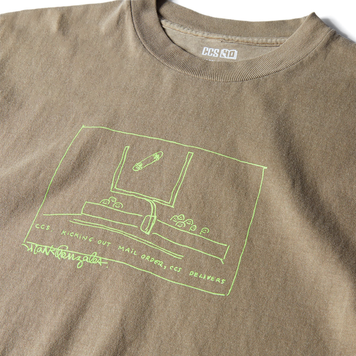 CCS Gonz 2001 Reissue T-Shirt - Faded Brown – Daddies Board Shop