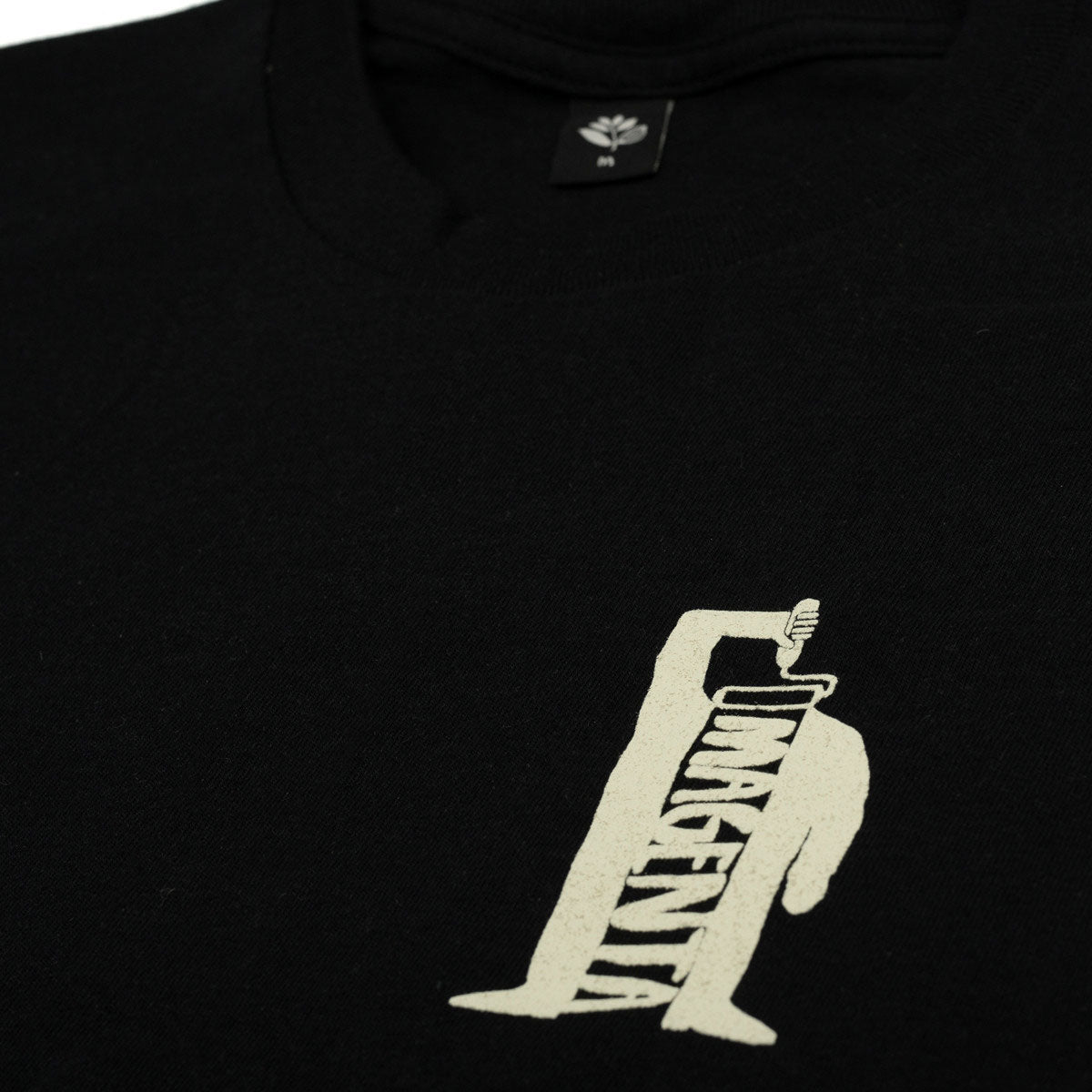 Magenta Paint T-Shirt - Black image 2