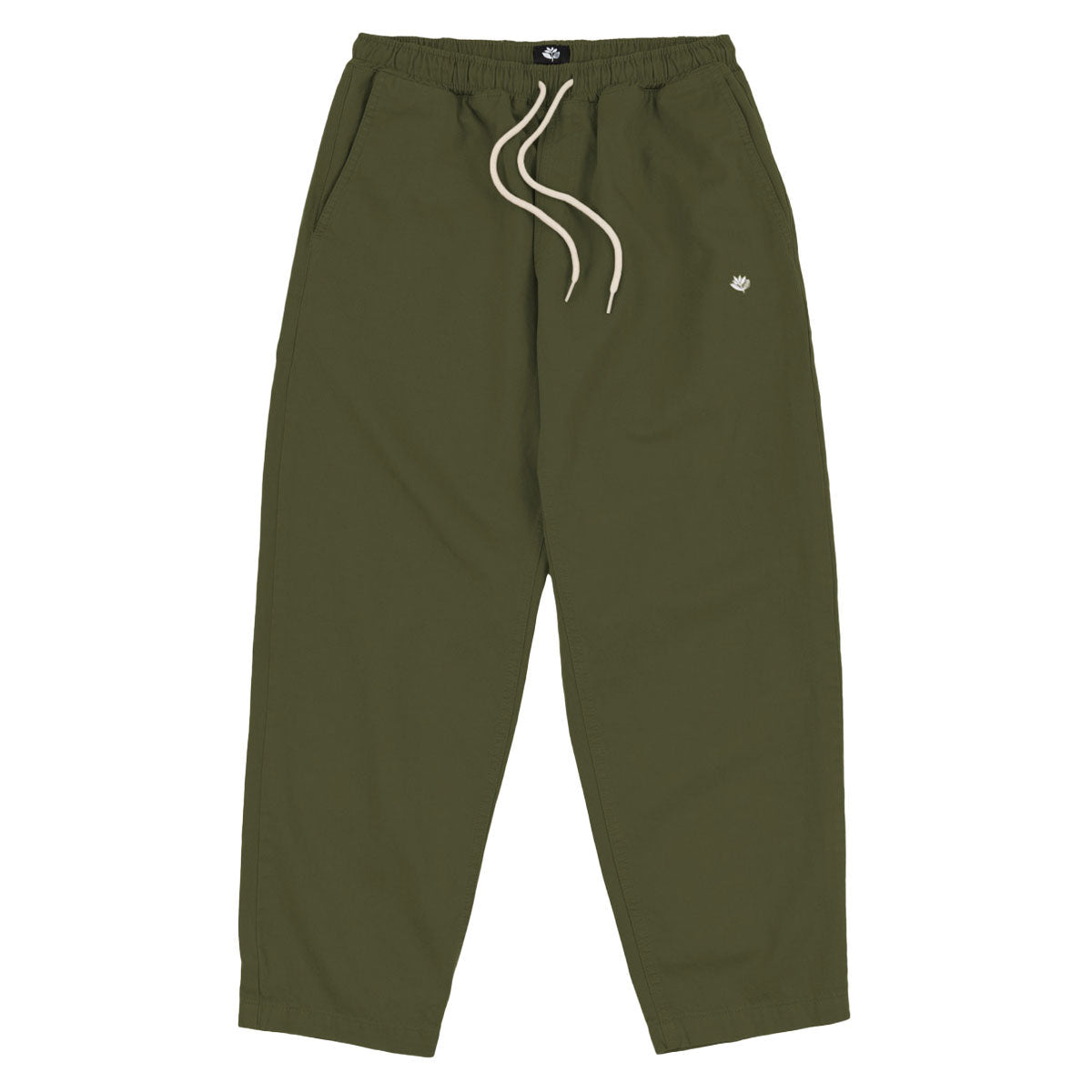 Magenta Slack Pants - Khaki image 1