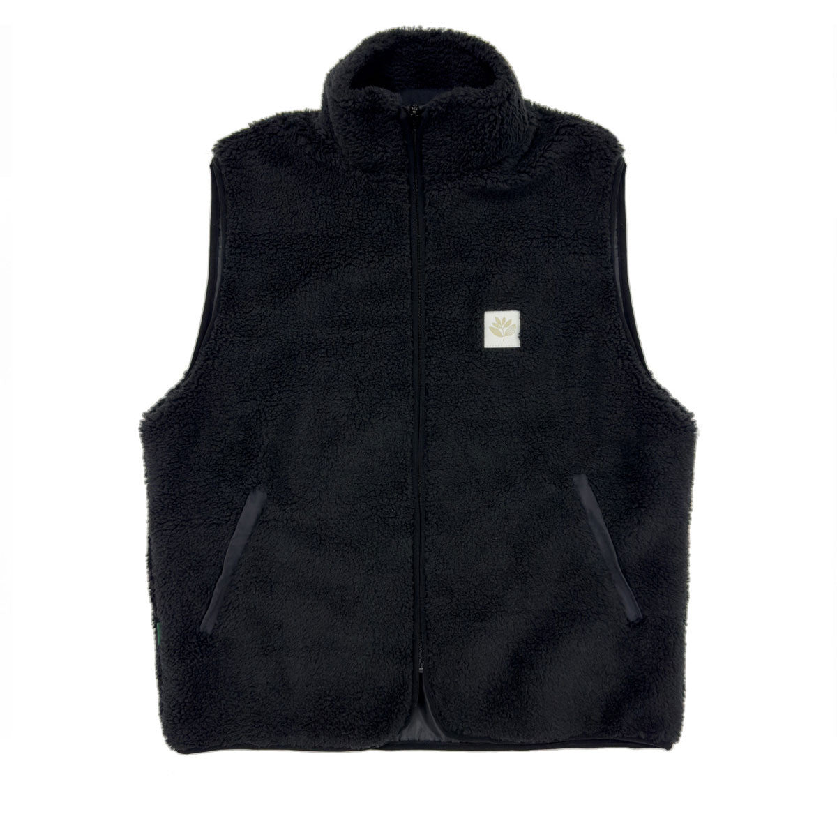 Magenta Norte Sherpa Vest - Black image 1