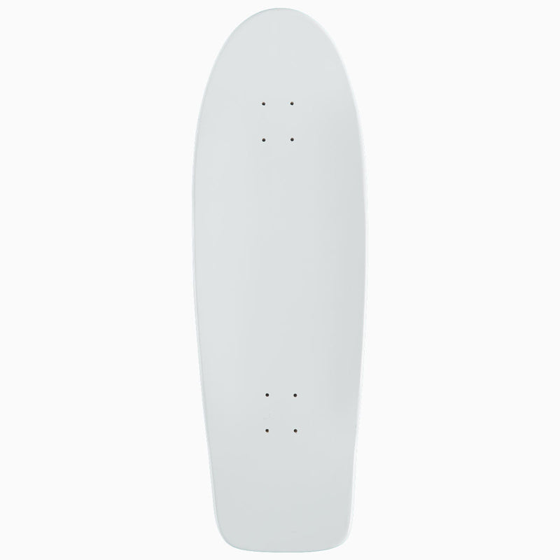 Dogtown Cross Logo 70s Rider Skateboard Complete - Gloss White/Metallic Blue Cross - 10.00