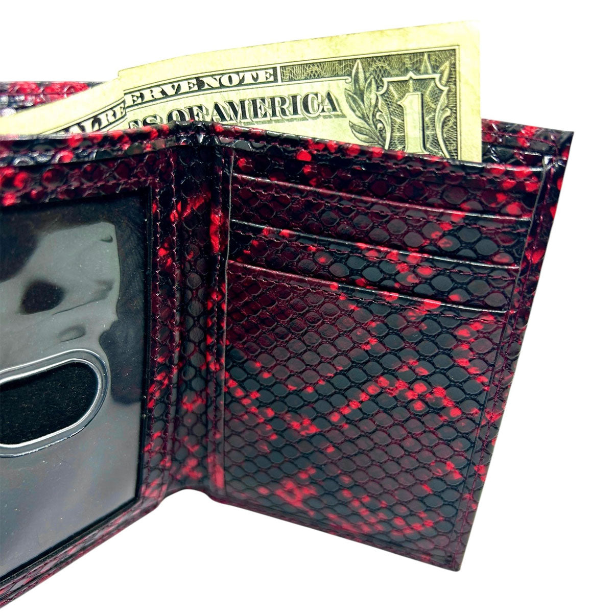 Loosey Snake Skin Wallet - Red – Daddies Board Shop