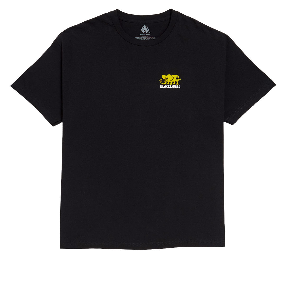 Black Label Classic Elephant T-Shirt - Black image 2