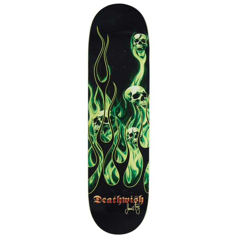 Deathwish Jamie Foy Ammonia Burn Skateboard Deck - 8.38