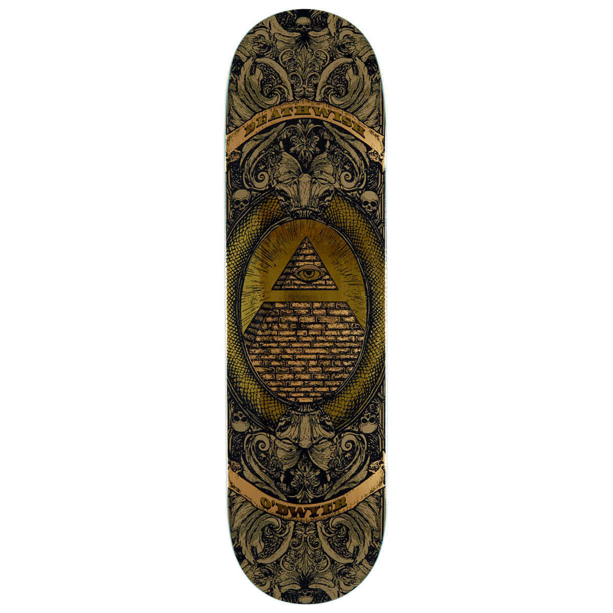 Deathwish Brian O'Dwyer All Seeing Skateboard Deck - 8.50