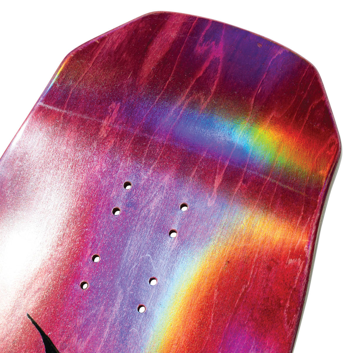 Welcome Torment On A Dark Lord Skateboard Deck - Dark Red Stain/Transparent Prism Foil - 9.85