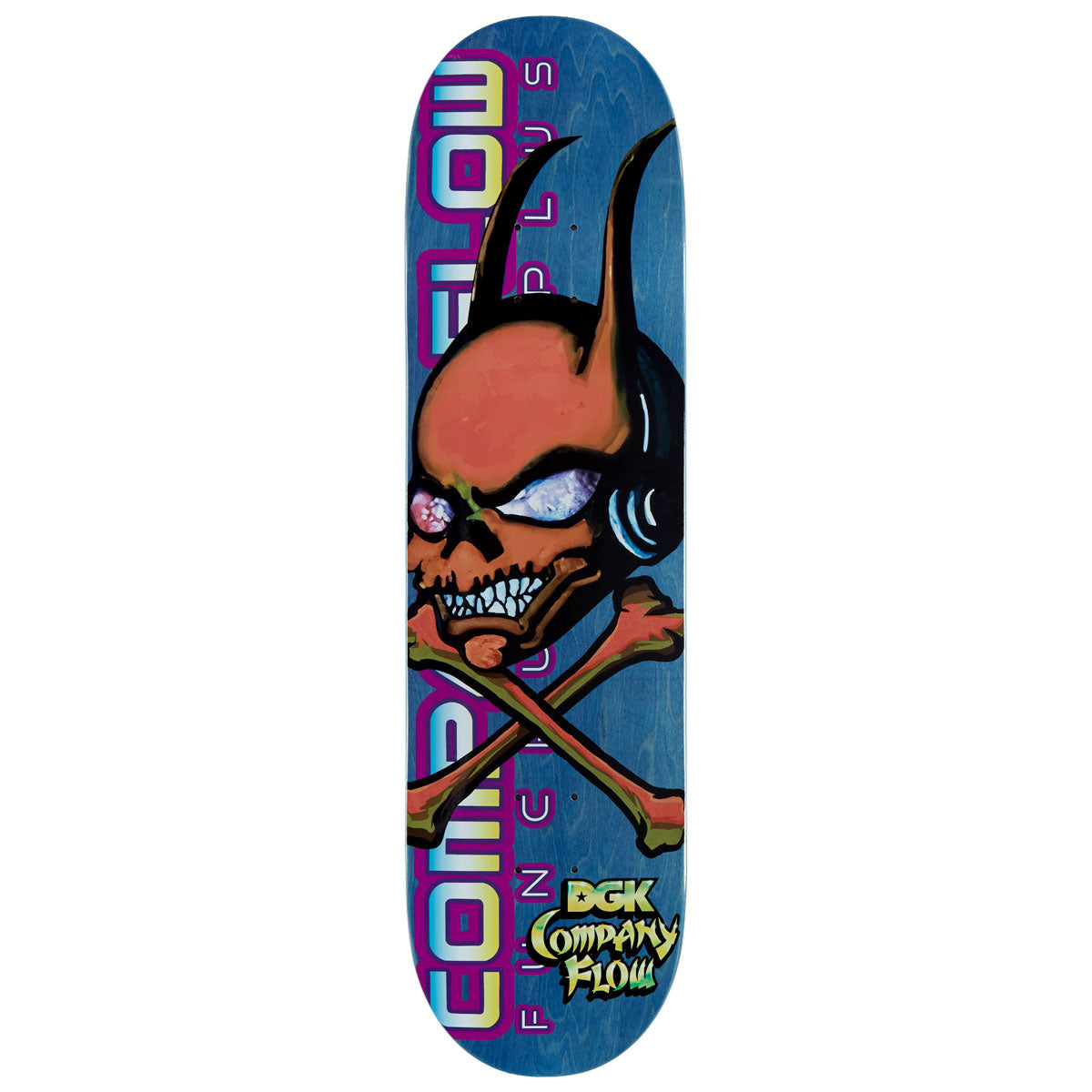 DGK x Company Flow Skateboard Deck - Blue - 8.25